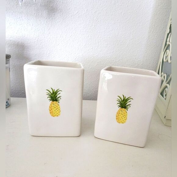 Rae Dunn Holder/Vase Set - Picture 1 of 4